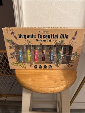 21 Drops Organic Essential Oils Wellness Set - Multi Color